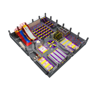 Liben Professional Trampoline with Dodge Ball And Foam Pit Indoor Tram
