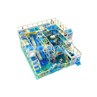 Blue Stereoscopic Space Indoor Children’s Playground