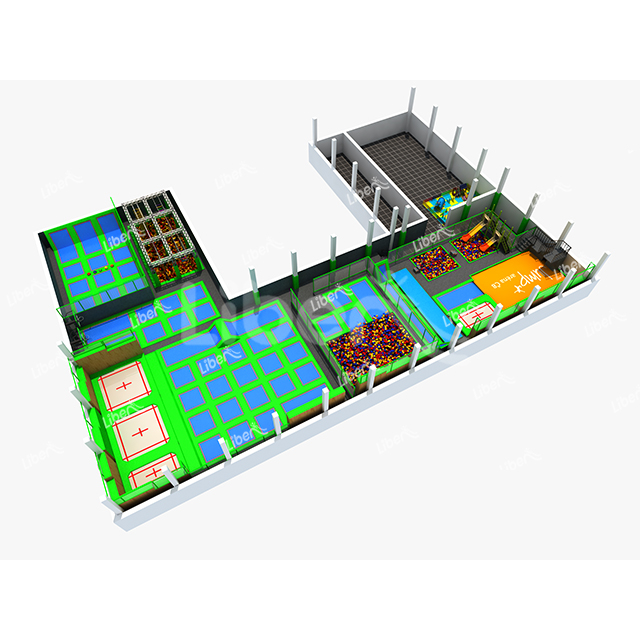 The Customization Of Indoor Large Size Trampoline Theme Park